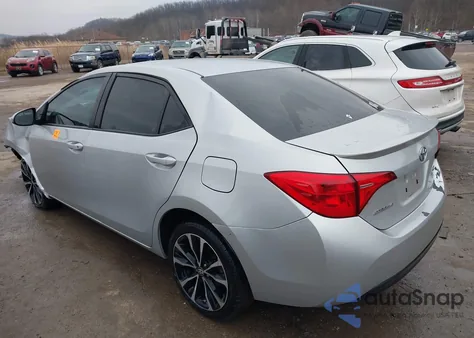 2017 Toyota Corolla Se from USA, damaged, VIN 2T1BURHE3HC879884